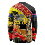 New Zealand And Australia ANZAC Day Long Sleeve Shirt Aboriginal Maori Starring Night Style