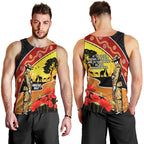 New Zealand And Australia ANZAC Day Men Tank Top Aboriginal Maori Starring Night Style