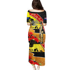 New Zealand And Australia ANZAC Day Puletasi Aboriginal Maori Starring Night Style
