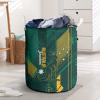 Australia Socceroos 2026 Custom Laundry Basket Go Aussie Kangaroo National Color