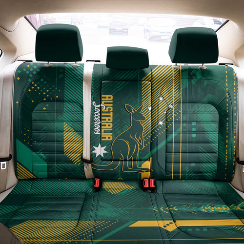 Australia Socceroos 2026 Custom Back Car Seat Cover Go Aussie Kangaroo National Color