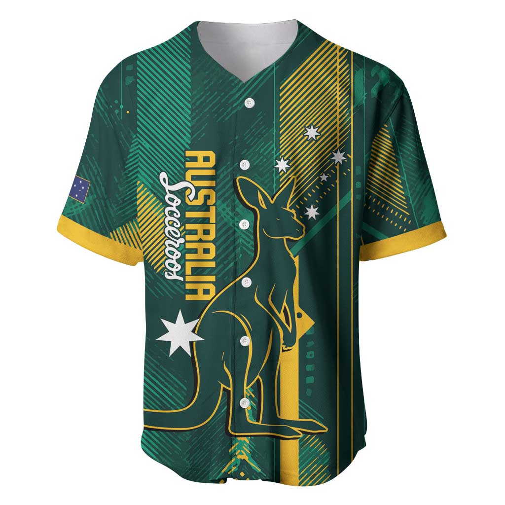 Australia Socceroos 2026 Custom Baseball Jersey Go Aussie Kangaroo National Color