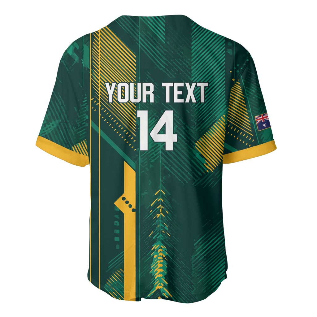 Australia Socceroos 2026 Custom Baseball Jersey Go Aussie Kangaroo National Color
