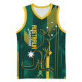 Australia Socceroos 2026 Custom Basketball Jersey Go Aussie Kangaroo National Color