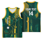 Australia Socceroos 2026 Custom Basketball Jersey Go Aussie Kangaroo National Color