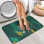 Australia Socceroos 2026 Custom Bathroom Set Go Aussie Kangaroo National Color