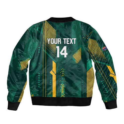 Australia Socceroos 2026 Custom Bomber Jacket Go Aussie Kangaroo National Color