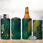 Australia Socceroos 2026 Custom 4 in 1 Can Cooler Tumbler Go Aussie Kangaroo National Color