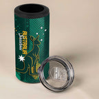 Australia Socceroos 2026 Custom 4 in 1 Can Cooler Tumbler Go Aussie Kangaroo National Color