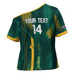 Australia Socceroos 2026 Custom Cross Shoulder Shirt Go Aussie Kangaroo National Color