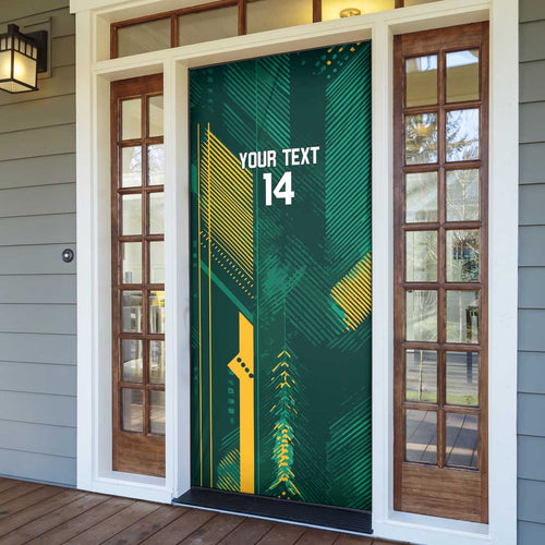 Australia Socceroos 2026 Custom Door Cover Go Aussie Kangaroo National Color