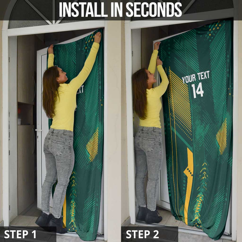 Australia Socceroos 2026 Custom Door Cover Go Aussie Kangaroo National Color