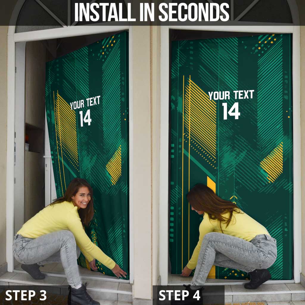 Australia Socceroos 2026 Custom Door Cover Go Aussie Kangaroo National Color