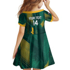 Australia Socceroos 2026 Custom Family Matching Puletasi and Hawaiian Shirt Go Aussie Kangaroo National Color