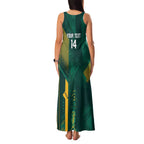 Australia Socceroos 2026 Custom Family Matching Tank Maxi Dress and Hawaiian Shirt Go Aussie Kangaroo National Color