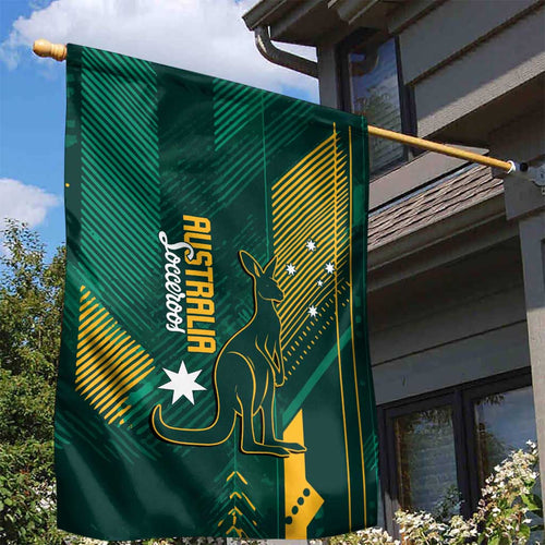 Australia Socceroos 2026 Custom Garden Flag Go Aussie Kangaroo National Color