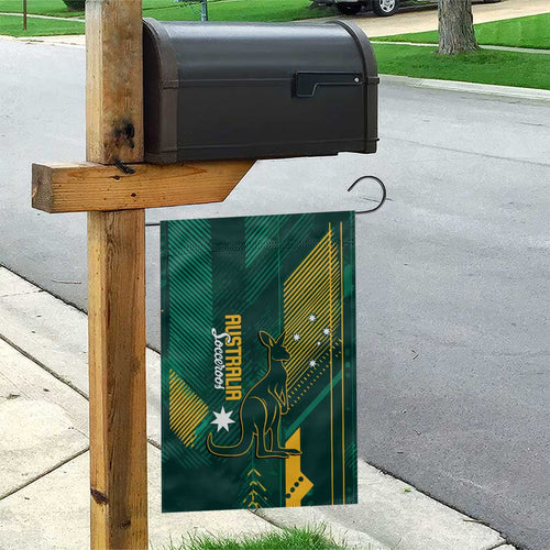 Australia Socceroos 2026 Custom Garden Flag Go Aussie Kangaroo National Color