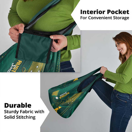 Australia Socceroos 2026 Custom Grocery Bag Go Aussie Kangaroo National Color