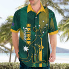 Australia Socceroos 2026 Custom Hawaiian Shirt Go Aussie Kangaroo National Color