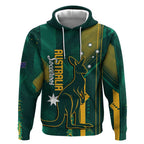 Australia Socceroos 2026 Custom Hoodie Go Aussie Kangaroo National Color