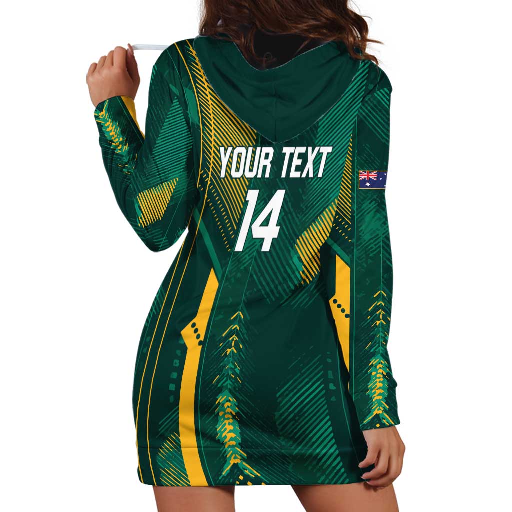 Australia Socceroos 2026 Custom Hoodie Dress Go Aussie Kangaroo National Color
