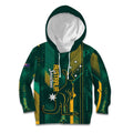 Australia Socceroos 2026 Custom Kid Hoodie Go Aussie Kangaroo National Color
