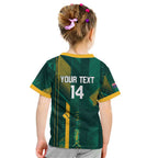 Australia Socceroos 2026 Custom Kid T Shirt Go Aussie Kangaroo National Color