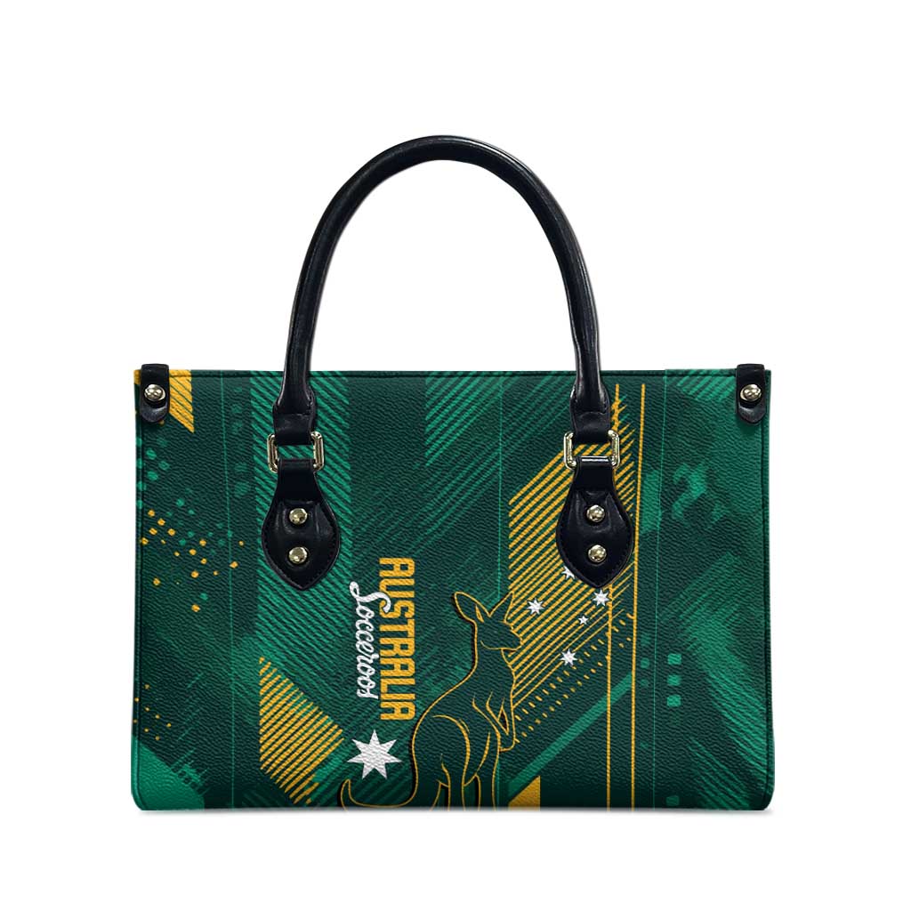 Australia Socceroos 2026 Custom Leather Bag Go Aussie Kangaroo National Color