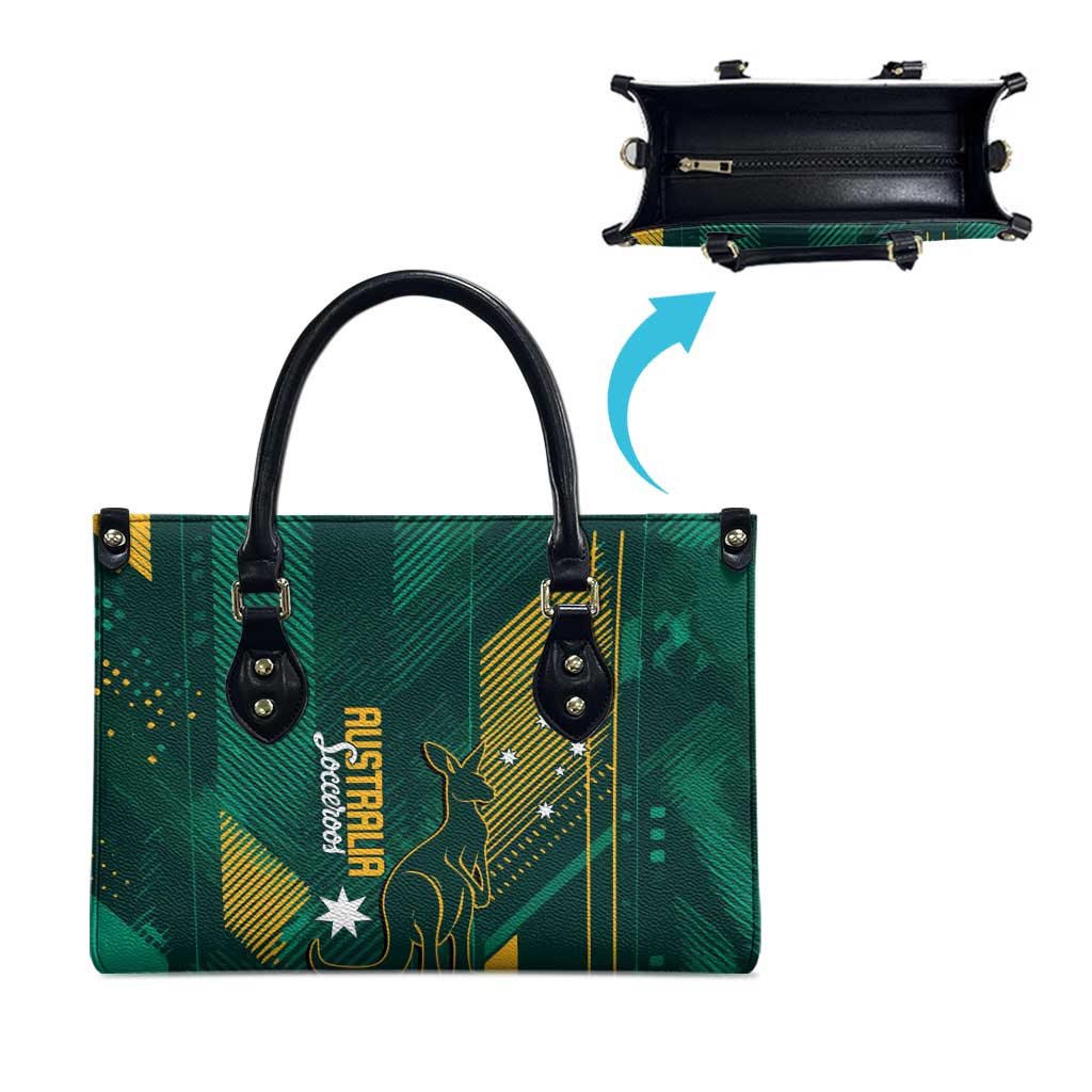 Australia Socceroos 2026 Custom Leather Bag Go Aussie Kangaroo National Color