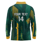 Australia Socceroos 2026 Custom Long Sleeve Polo Shirt Go Aussie Kangaroo National Color