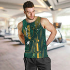 Australia Socceroos 2026 Custom Men Tank Top Go Aussie Kangaroo National Color