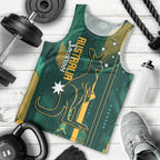 Australia Socceroos 2026 Custom Men Tank Top Go Aussie Kangaroo National Color