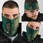 Australia Socceroos 2026 Custom Neck Gaiter Go Aussie Kangaroo National Color