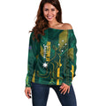 Australia Socceroos 2026 Custom Off Shoulder Sweater Go Aussie Kangaroo National Color
