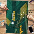 Australia Socceroos 2026 Custom Puzzle Go Aussie Kangaroo National Color