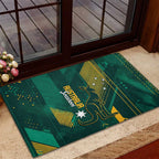 Australia Socceroos 2026 Custom Rubber Doormat Go Aussie Kangaroo National Color