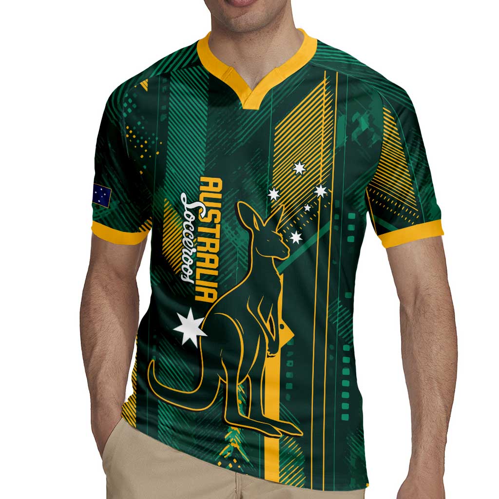 Australia Socceroos 2026 Custom Rugby Jersey Go Aussie Kangaroo National Color
