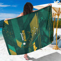 Australia Socceroos 2026 Custom Sarong Go Aussie Kangaroo National Color