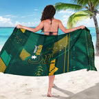 Australia Socceroos 2026 Custom Sarong Go Aussie Kangaroo National Color