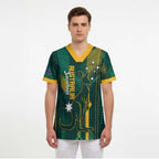 Australia Socceroos 2026 Custom Scrub Top Go Aussie Kangaroo National Color