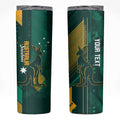 Australia Socceroos 2026 Custom Skinny Tumbler Go Aussie Kangaroo National Color