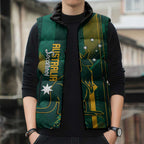 Australia Socceroos 2026 Custom Sleeveless Puffer Jacket Go Aussie Kangaroo National Color