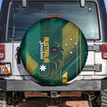 Australia Socceroos 2026 Custom Spare Tire Cover Go Aussie Kangaroo National Color