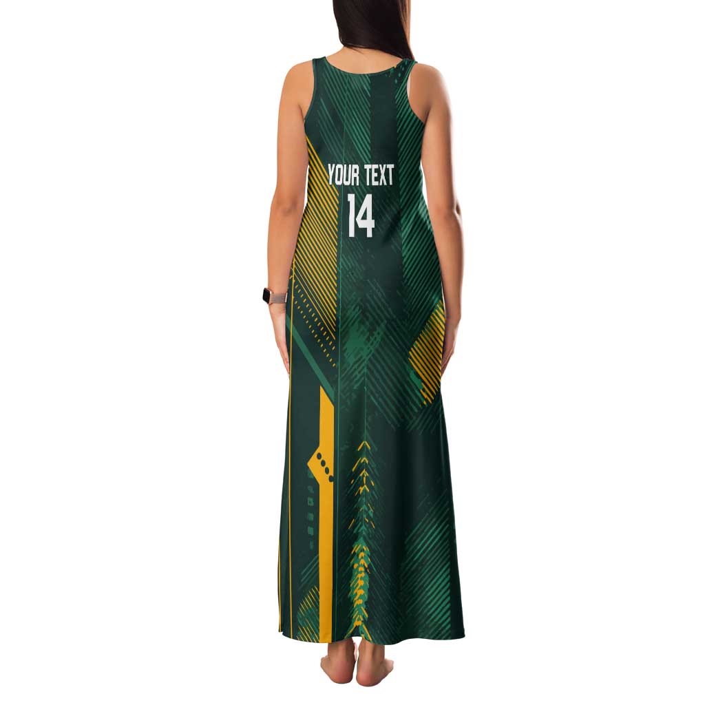 Australia Socceroos 2026 Custom Tank Maxi Dress Go Aussie Kangaroo National Color