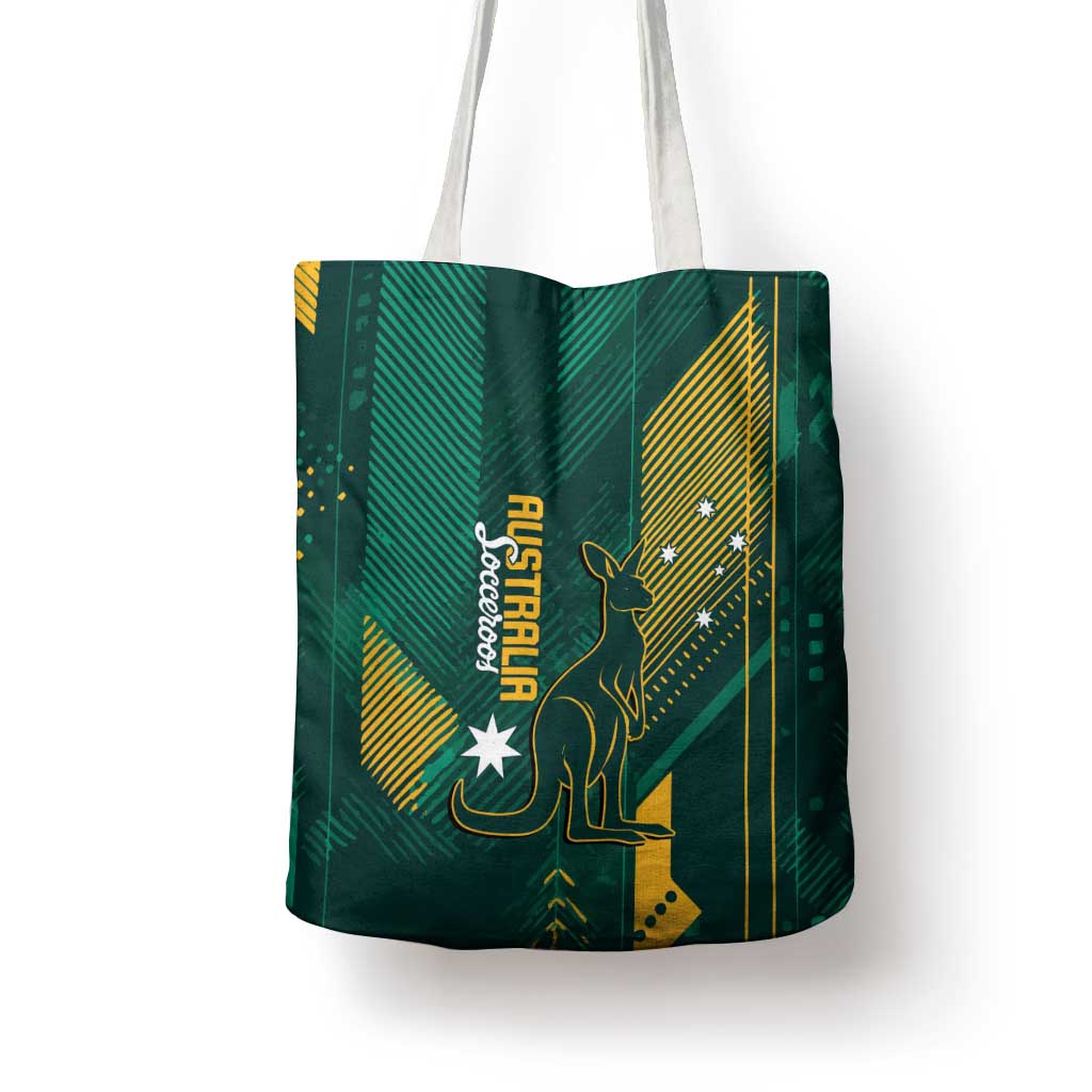 Australia Socceroos 2026 Custom Tote Bag Go Aussie Kangaroo National Color