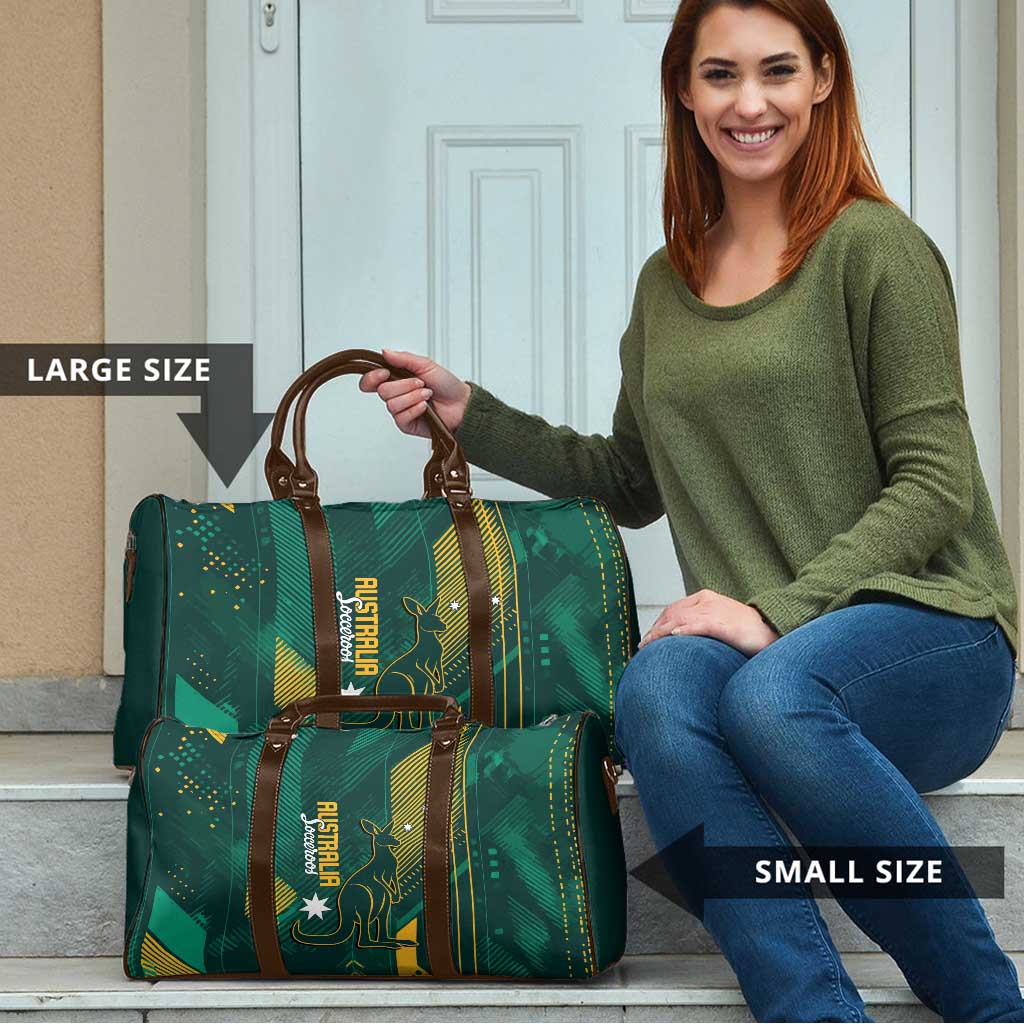 Australia Socceroos 2026 Custom Travel Bag Go Aussie Kangaroo National Color