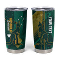 Australia Socceroos 2026 Custom Tumbler Cup Go Aussie Kangaroo National Color