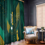 Australia Socceroos 2026 Custom Window Curtain Go Aussie Kangaroo National Color