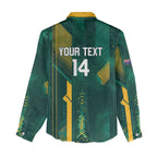 Australia Socceroos 2026 Custom Women Casual Shirt Go Aussie Kangaroo National Color