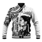 New Zealand Women's Day Baseball Jacket Aotearoa Kia Whakapumau Te Mana Wahine